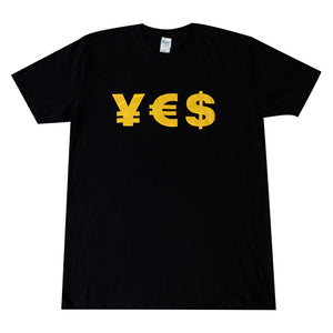 "¥€$" T-Shirt: Gold