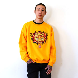 黃龍 The Yellow Dragon Embroidery Crewneck Sweater