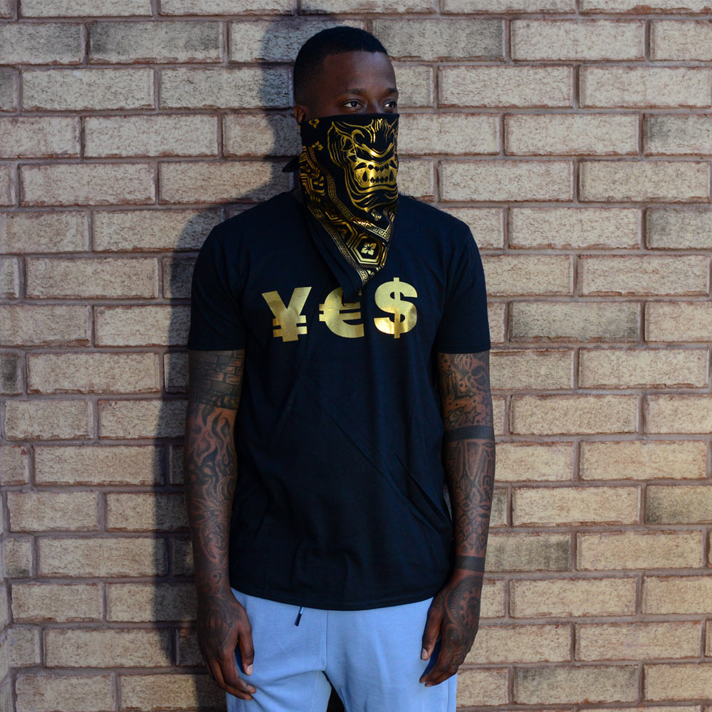 "¥€$" T-Shirt: Gold