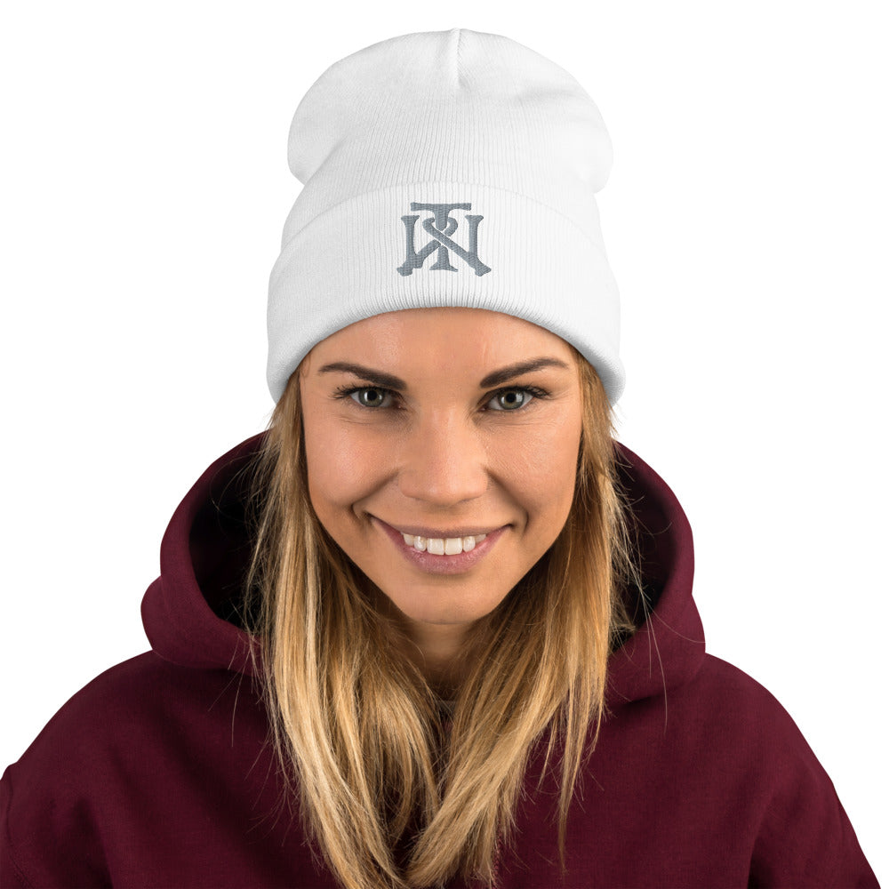 WT Bone Monogram Toque White