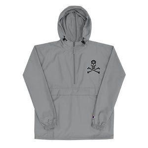 Crossbones Embroidered Champion Packable Jacket