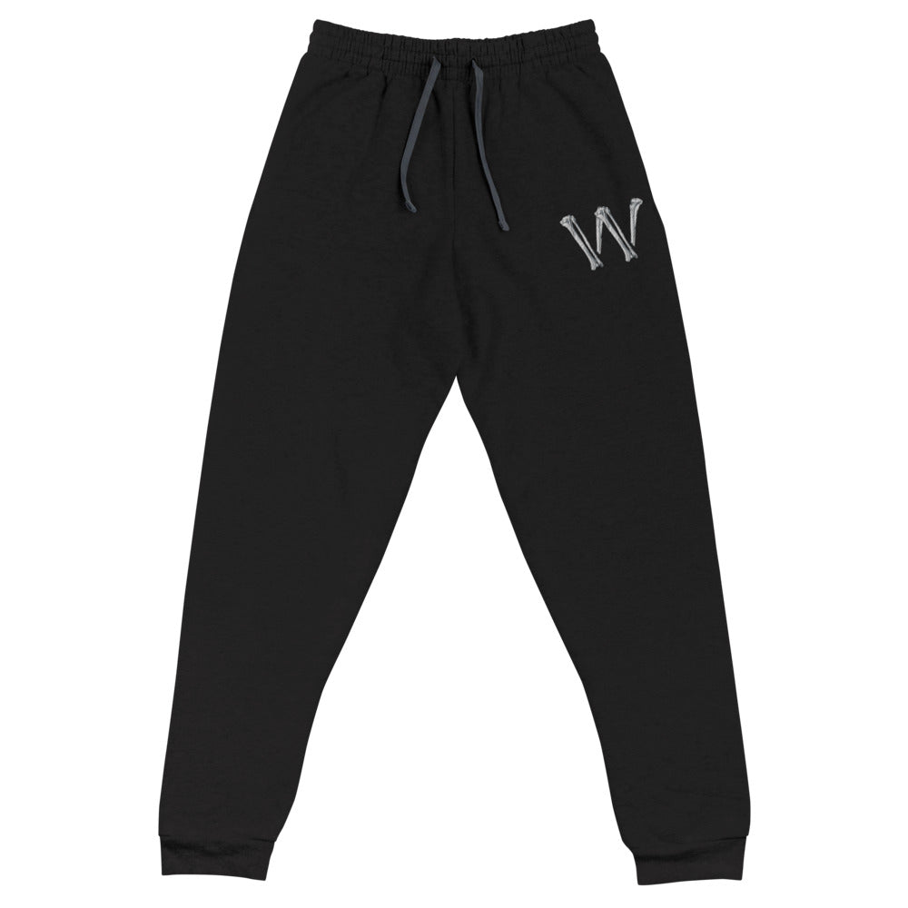 "W" Bones Embroidery Joggers