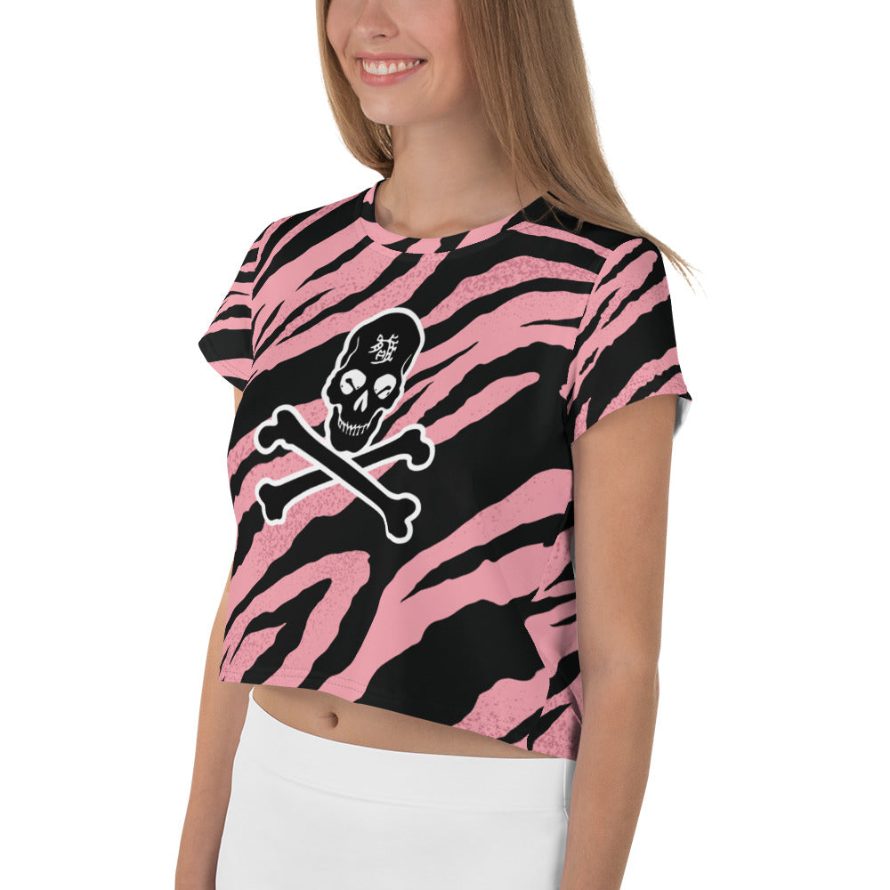 Crossbones Tiger Croptop