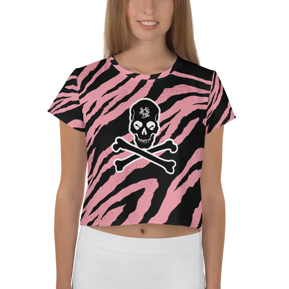 Crossbones Tiger Croptop