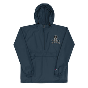 Crossbones Embroidered Champion Packable Jacket