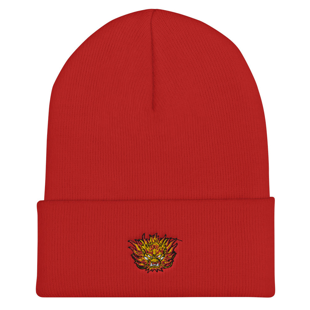 黃龍 The Yellow Dragon Embroidery Beanie