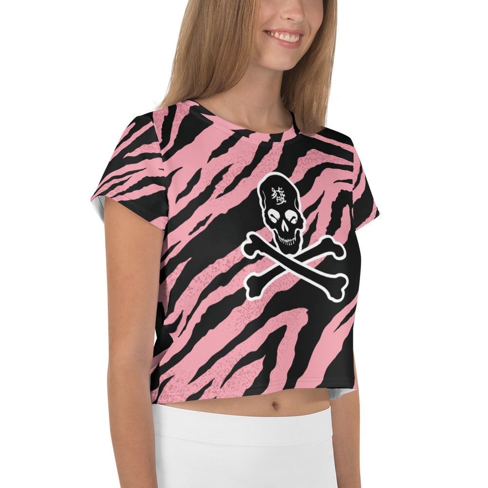 Crossbones Tiger Croptop