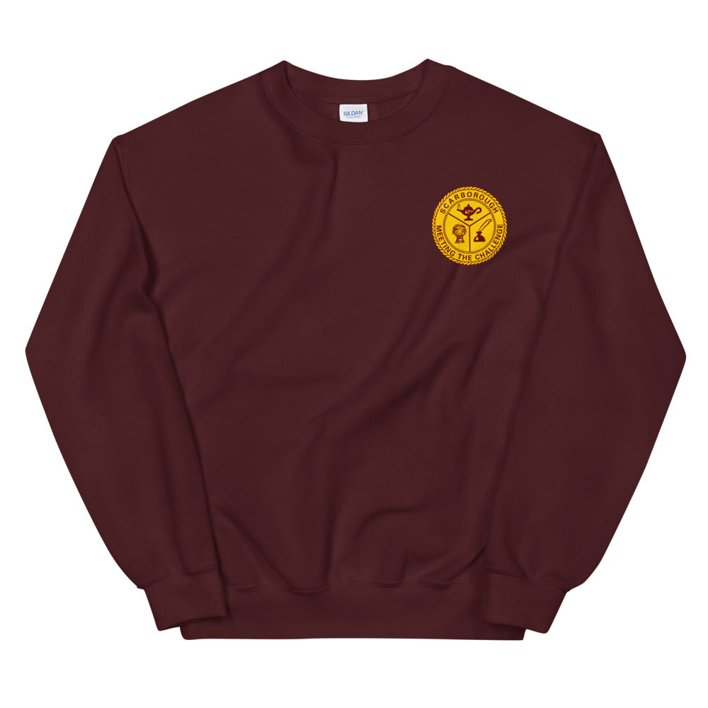 Crest crew shop neck sweatshirt